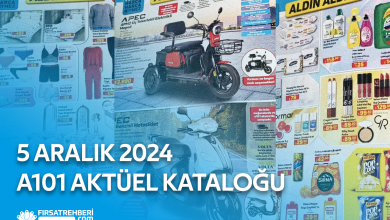 5 Aralık 2024 A101 AKTÜEL KATALOĞU