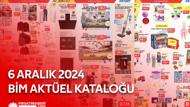 6 Aralık 2024 BİM AKTÜEL KATALOĞU (Haftanın Fırsatları)