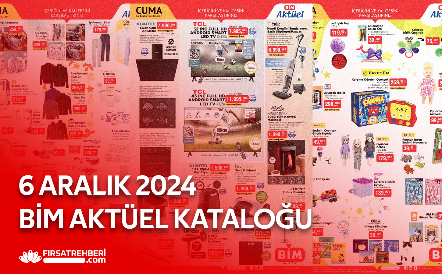 6 Aralık 2024 BİM AKTÜEL KATALOĞU (Haftanın Fırsatları)