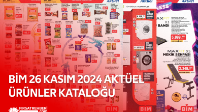 BİM 26 KASIM 2024 AKTÜEL ÜRÜNLER KATALOĞU