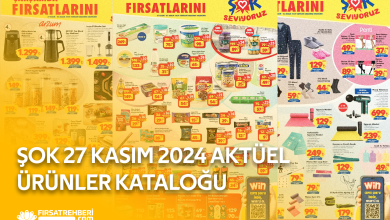 ŞOK 27 KASIM 2024 AKTÜEL KATALOĞU