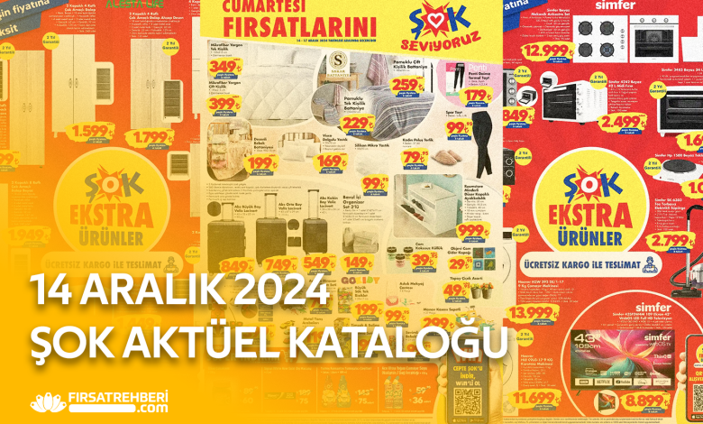 14 Aralık Şok Market Aktüel Ürünler Kataloğu 2024