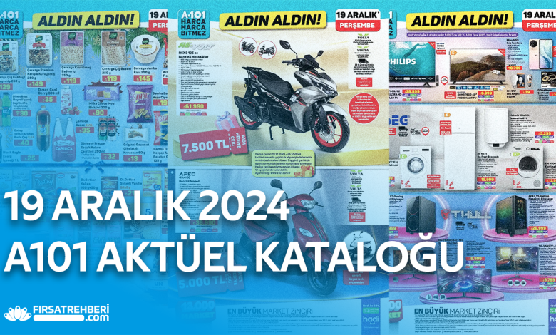 A101 19 Aralık 2024 Aktüel Kataloğu - Yılbaşı İndirimleri