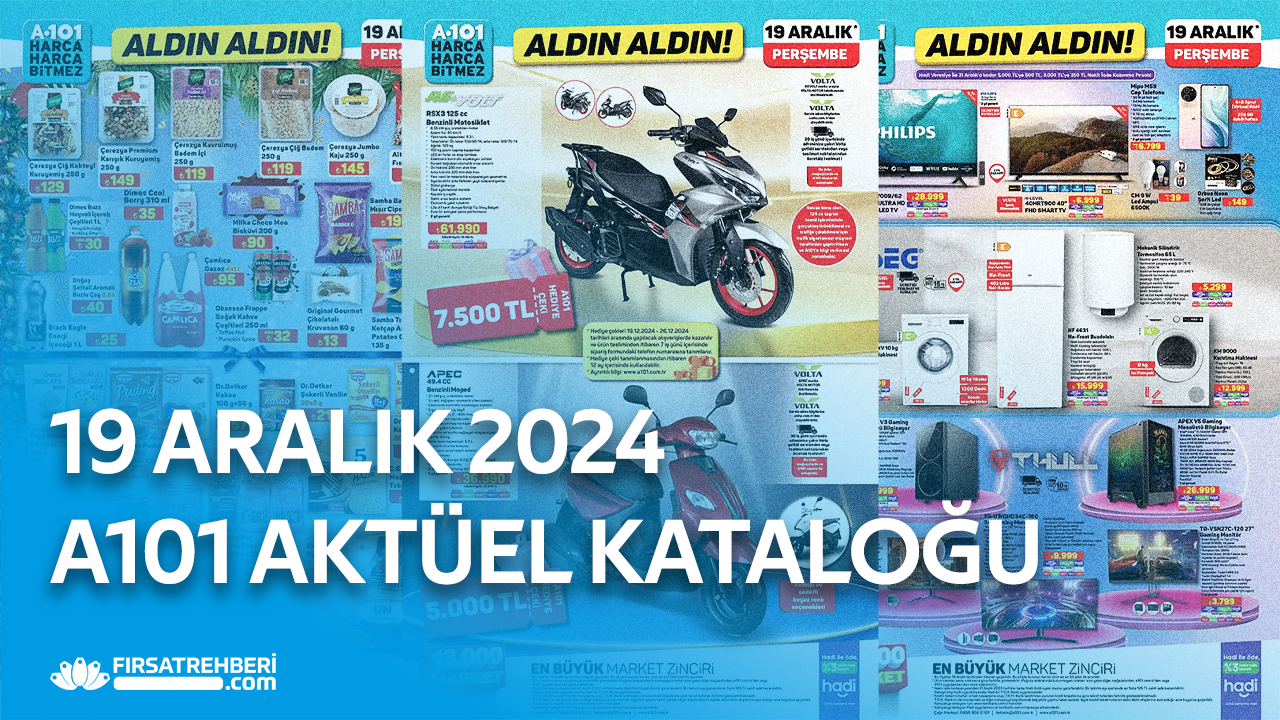 A101 19 Aralık 2024 Aktüel Kataloğu - Yılbaşı İndirimleri