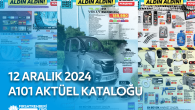 A101 Aktüel Kataloğu 12 Aralık 2024 Broşür