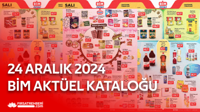 BİM 24 Aralık 2024 Aktüel Ürünler Kataloğu