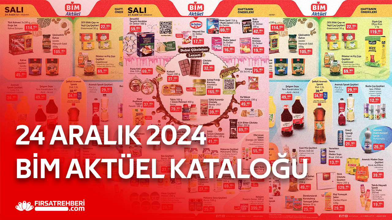 BİM 24 Aralık 2024 Aktüel Ürünler Kataloğu